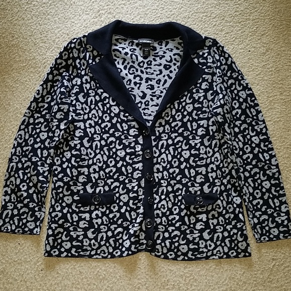 Lane Bryant Black Grey Sweater 18/20 - Picture 1 of 5